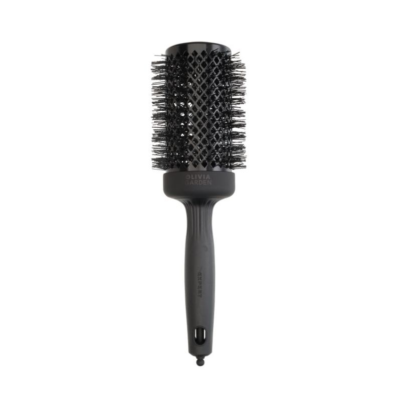 Brosse brushing Expert Blowout Shine Black Label poils ondulés 55mm Olivia Garden