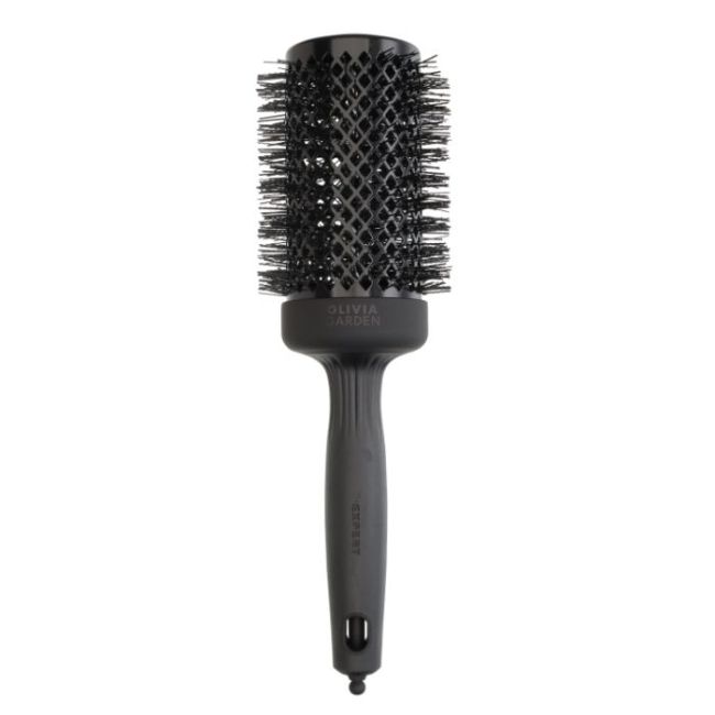 Brosse brushing Expert Blowout Shine Black Label poils ondulés 55mm Olivia Garden