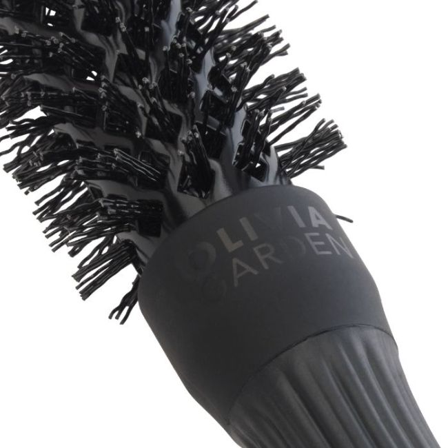 Brosse brushing Expert Blowout Speed Black Label poils ondulés 20mm Olivia Garden