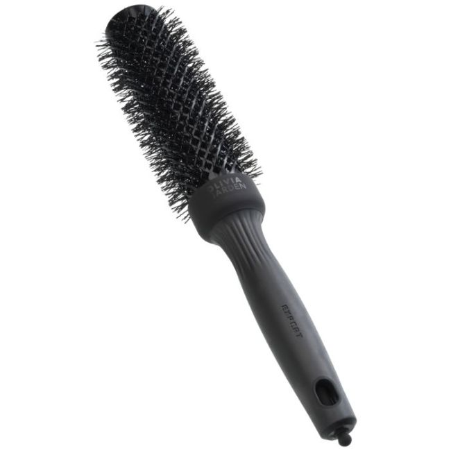 Brosse brushing Expert Blowout Speed Black Label poils ondulés 35mm Olivia Garden