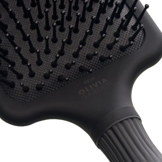 Brosse Expert Care rectangulaire nylon Black Label Olivia Garden