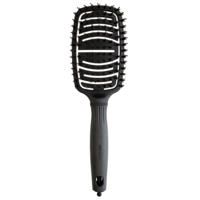 Brosse Expert Care Flex Black Label poils de sanglier et nylon Olivia Garden