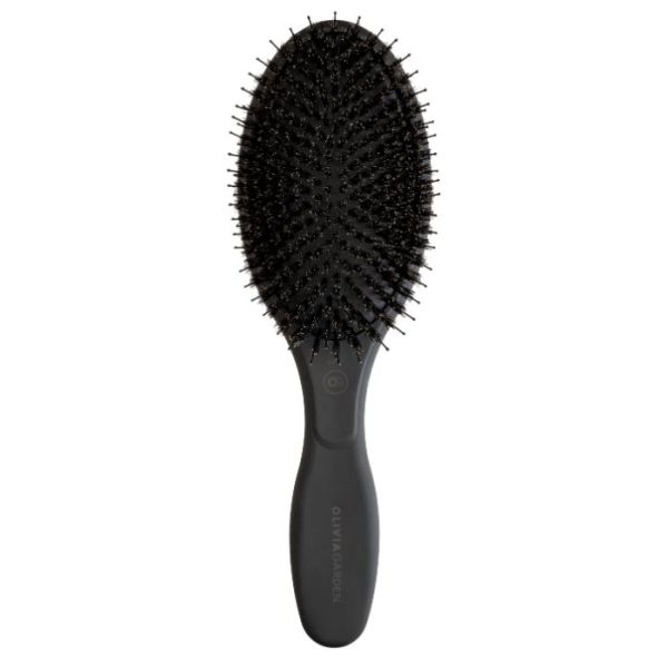 Brosse Expert Care Oval Black Label poils de sanglier et nylon Olivia Garden Brosse Expert Care Oval Black Label poils de sanglier et nylon Olivia Garden