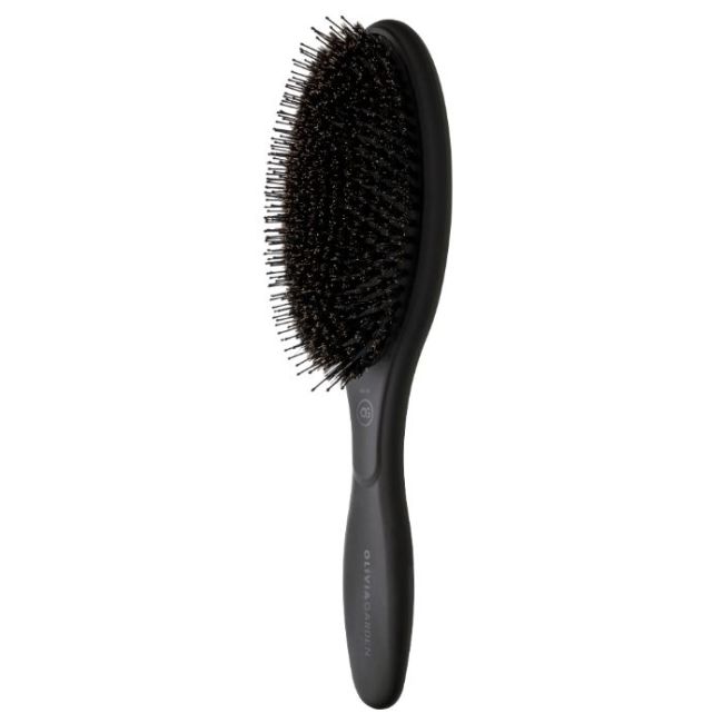 Brosse Expert Care Oval Black Label poils de sanglier et nylon Olivia Garden