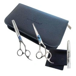 Trousse d'école ciseaux de coupe 5.00' et effileur 6' 35dents Xtreme Olivia Garden