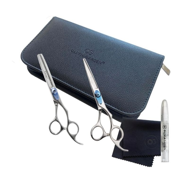 Trousse d'école ciseaux de coupe 5.75' et effileur 6' 35 dents Xtreme Olivia Garden
