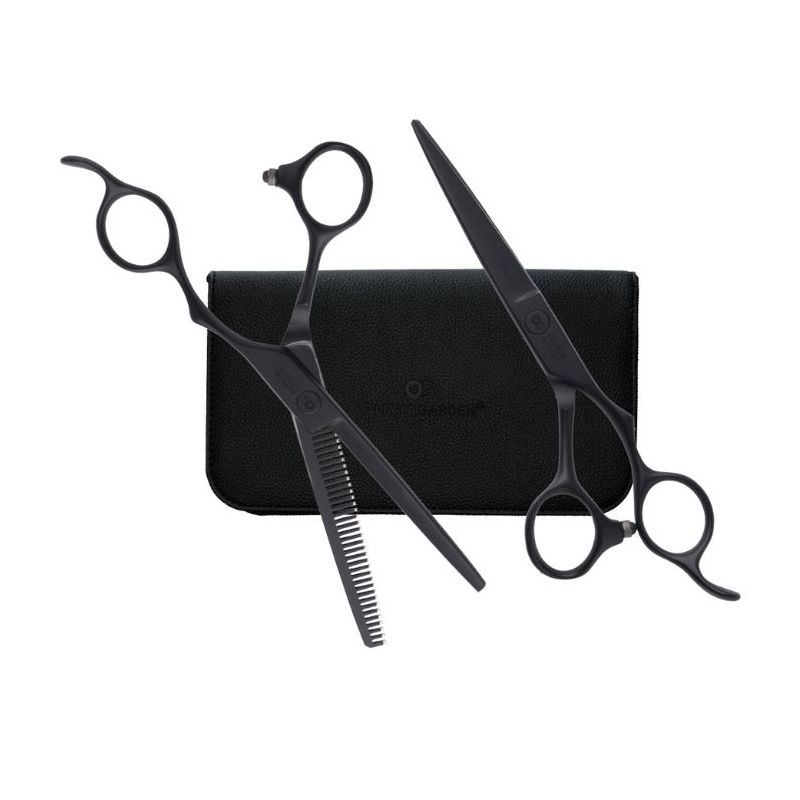 Set ciseaux de coupe 5.75' et effileur 6' 35 dents Sillcut Pro Matt Olivia Garden