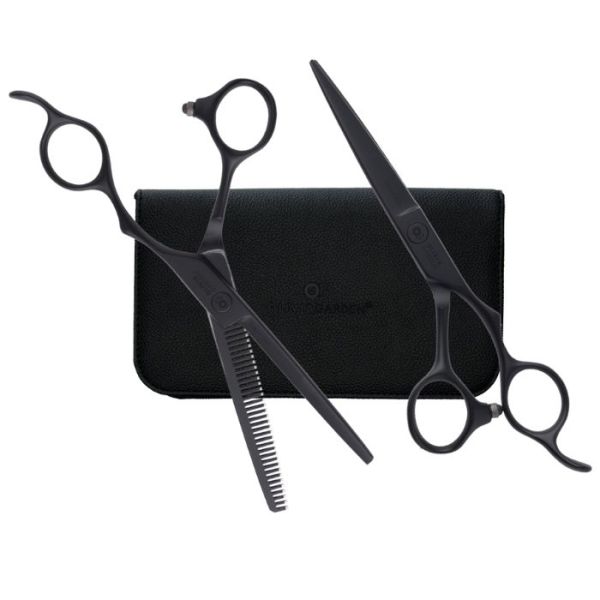 Set ciseaux de coupe 5.75' et effileur 6' 35 dents Sillcut Pro Matt Olivia Garden Set ciseaux de coupe 5.75' et effileur 6' 35 dents Sillcut Pro Matt Olivia Garden