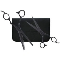 Set ciseaux de coupe 6.50' et effileur 6' 35 dents Sillcut Pro Matt Olivia Garden