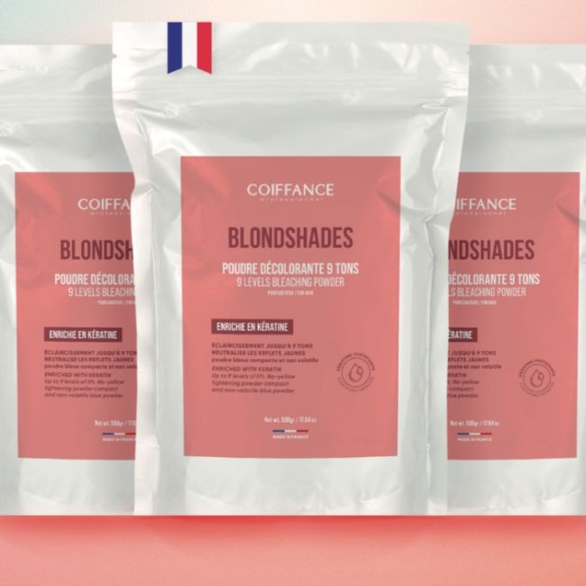 Poudre de décoloration 9 tons à la Kératine Coiffance 500g