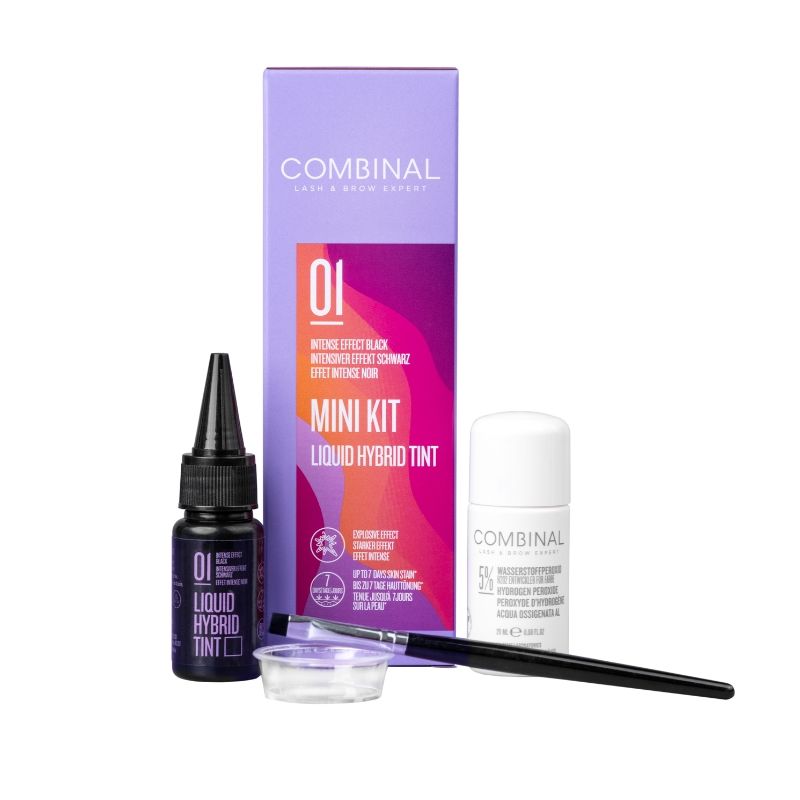 Mini Kit Teinture Hybride sourcils Noir Combinal