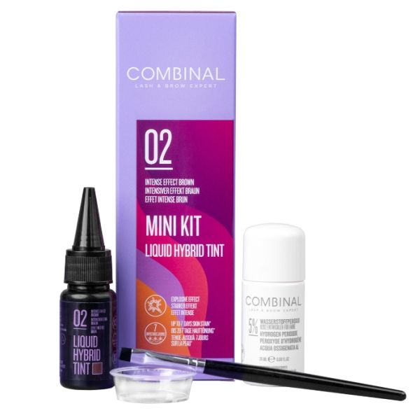 Mini Kit Teinture Hybride sourcils Brun Combinal
