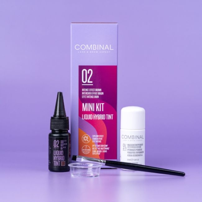 Mini Kit Teinture Hybride sourcils Brun Combinal