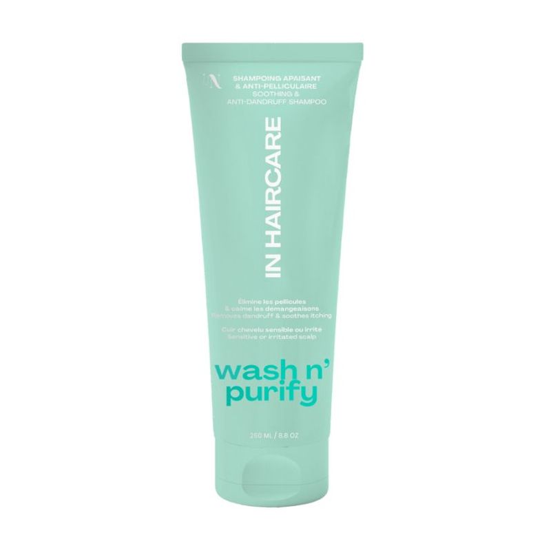 Champú calmante Wash N' Purify en cuidado del cabello 250ML