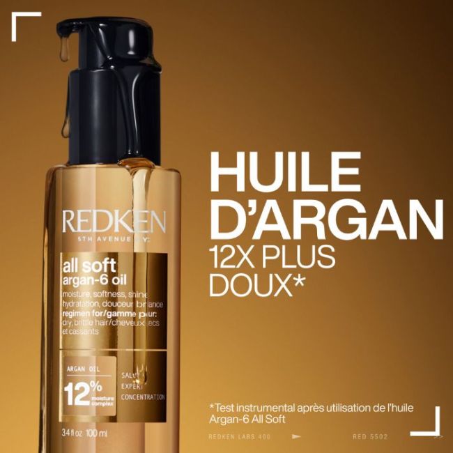 Arganöl mit mehreren Vorteilen All Soft Redken 100ML