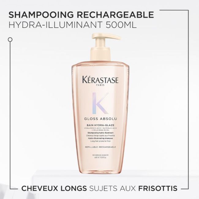 Bain rechargeable Hydra-Glazing Gloss Absolu Kérastase 500ML