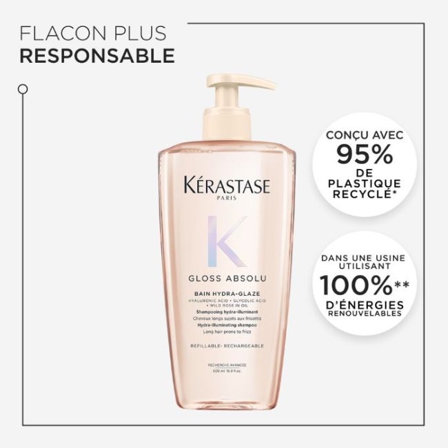 Bain rechargeable Hydra-Glazing Gloss Absolu Kérastase 500ML