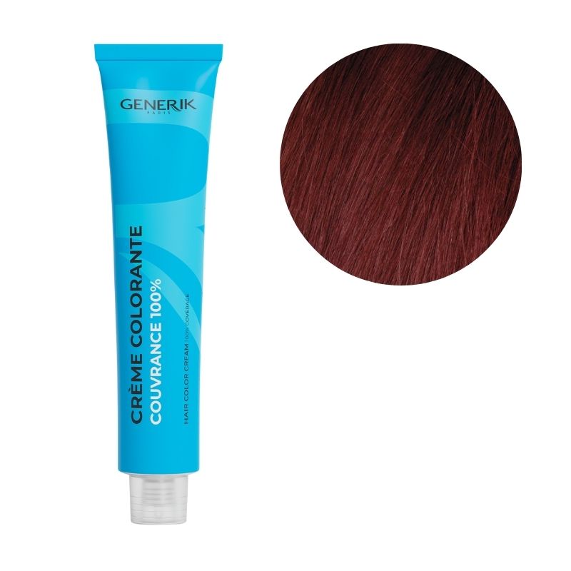 Coloration d'oxydation 5.6 Châtain Clair Rouge Générik 100ml