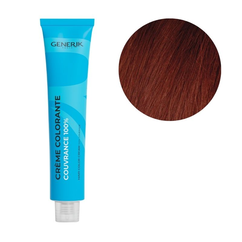 Coloration d'oxydation 5,64 Châtain Clair Rouge Cuivré Générik 100ml
