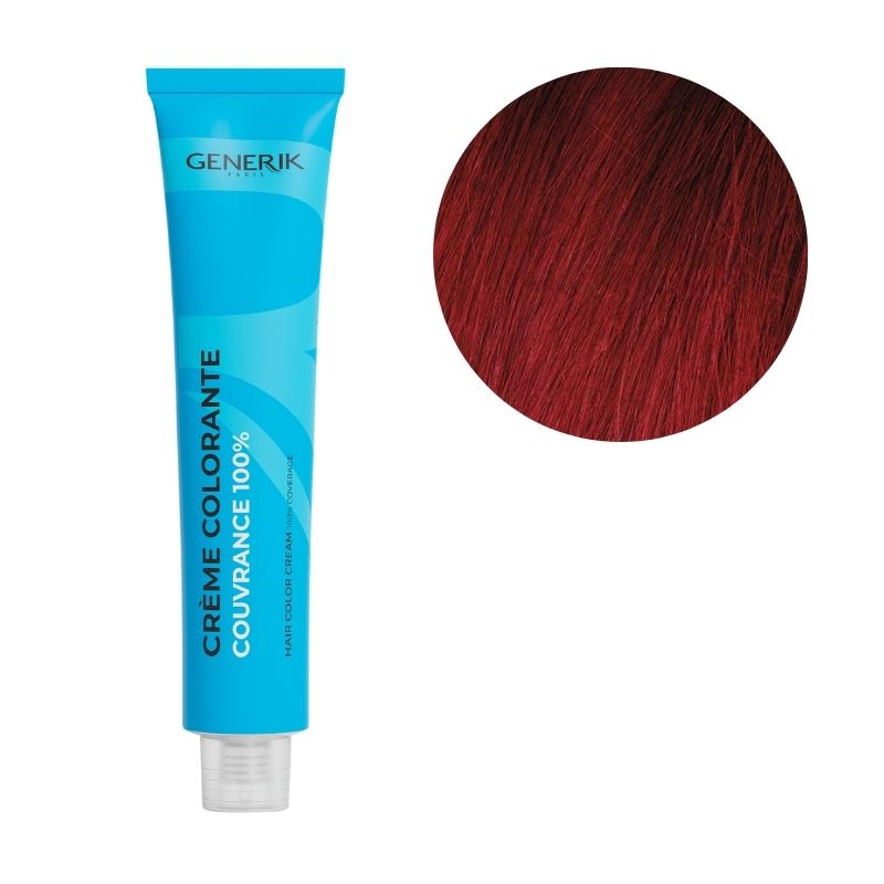 Coloration d'oxydation 6.66 Blond Foncé Rouge Intense Générik 100ml