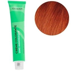 Coloration sans ammoniaque 7.44 Blond Cuivré Intense Générik 100ml