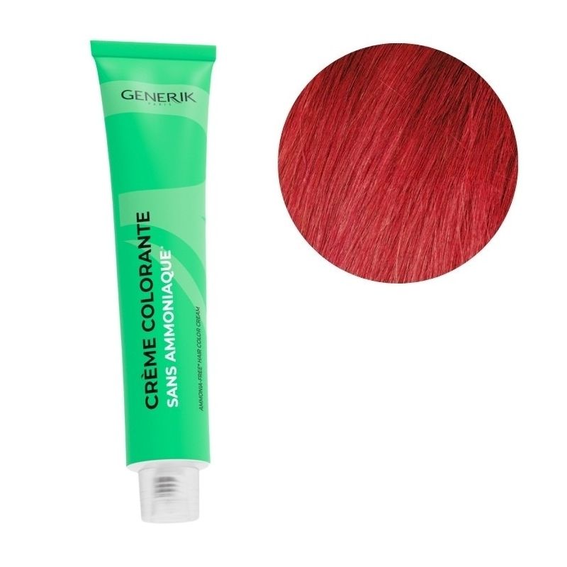 Colorazione senza parabeni ROSSO Générik 100ml