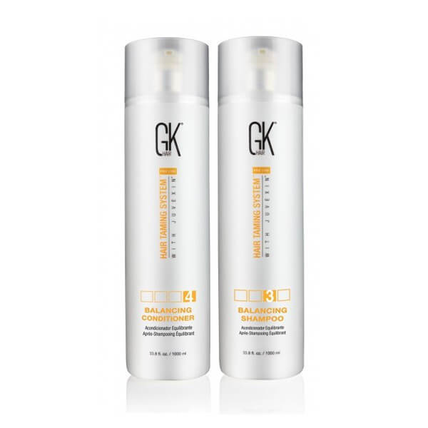 Pack de cuidado para cabello graso Gkhair 2 X 945 ML.