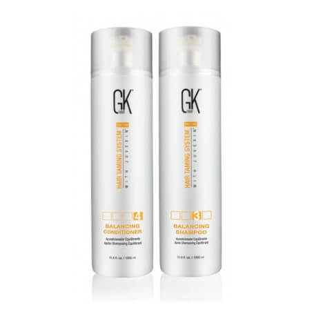 Pack Entretien cheveux Gras Gkhair 2 X 1L