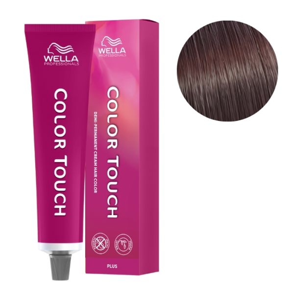 Färbung Color Touch Plus Lichtes Naturkastanienbraun Intensiv Mahagoni 55/05 Wella 60ml