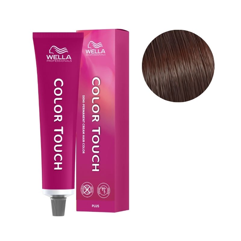 Kleuring Color Touch Plus Donkerblond Intens Natuurlijk Koperachtig 66/04 Wella 60ml