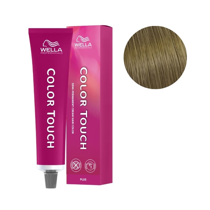Färbung Color Touch Plus Mittelblond Intensiv Natürlich Braun 77/07 Wella 60ml