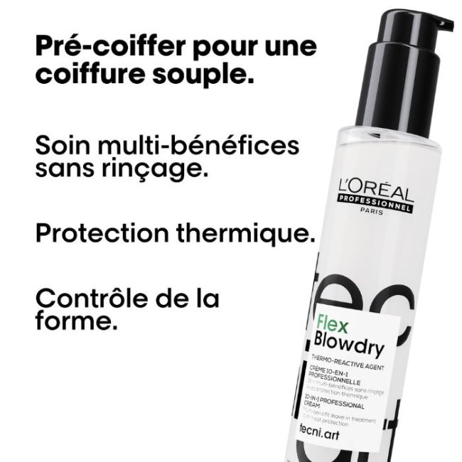 Crème 10-en-1 Tecni Art Flex Blowdry 150ML