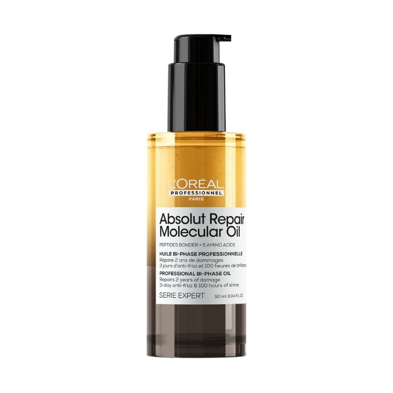 Huile bi-phase réparatrice Absolut Repair Molecular L'Oréal Professionnel 90ML