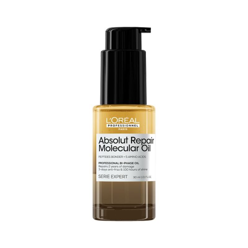 Huile bi-phase réparatrice Absolut Repair Molecular L'Oréal Professionnel 30ML