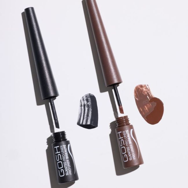 Eyeliner biseauté waterproof n°03 Marron matt Slanted Pro Liner GOSH