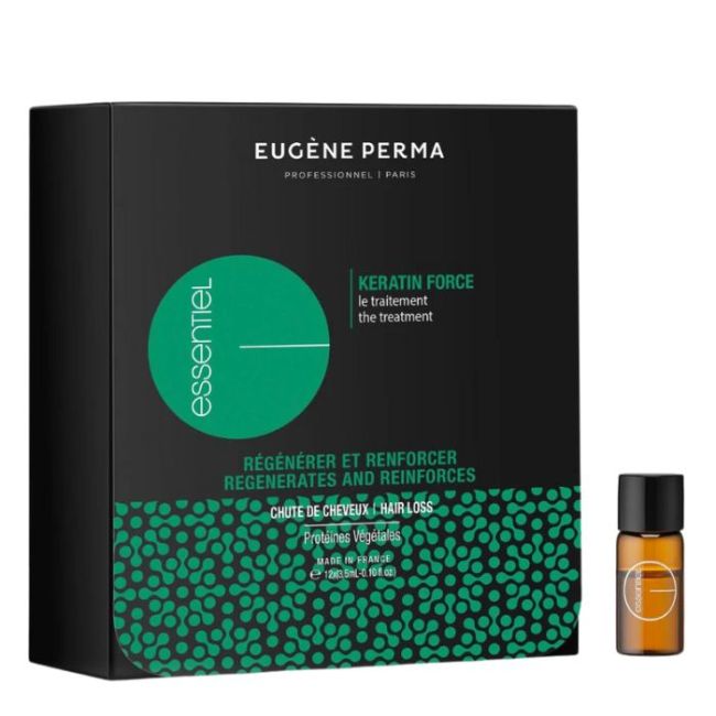 Traitement fortifiant Essentiel Keratin Force Eugène Perma 12x3.5ML
