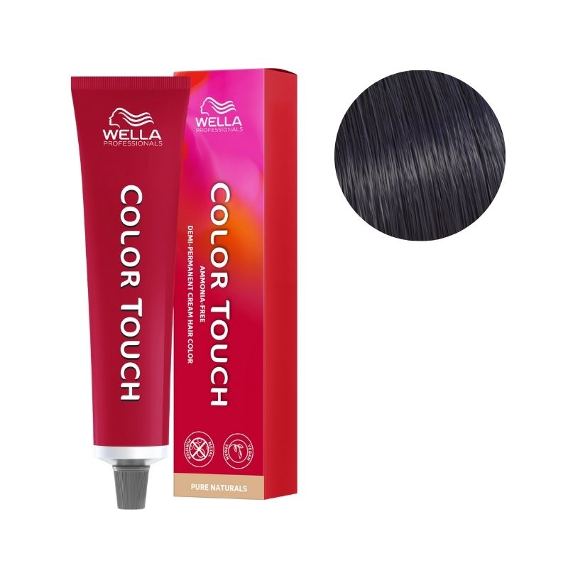 Coloration Color Touch Pure Naturals 2/0 Noir Wella 60ml