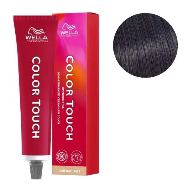 Coloração Color Touch Pure Naturals 2/0 Preto Wella 60ml Coloração Color Touch Pure Naturals 2/0 Preto Wella 60ml