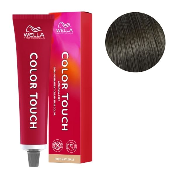 Kleuring Color Touch Pure Naturals Donker Natuurlijk Bruin 3/0 Wella 60ml