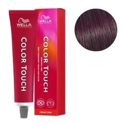 Coloration Color Touch Vibrant Reds 4/6 Châtain Moyen Violine Wella 60ml