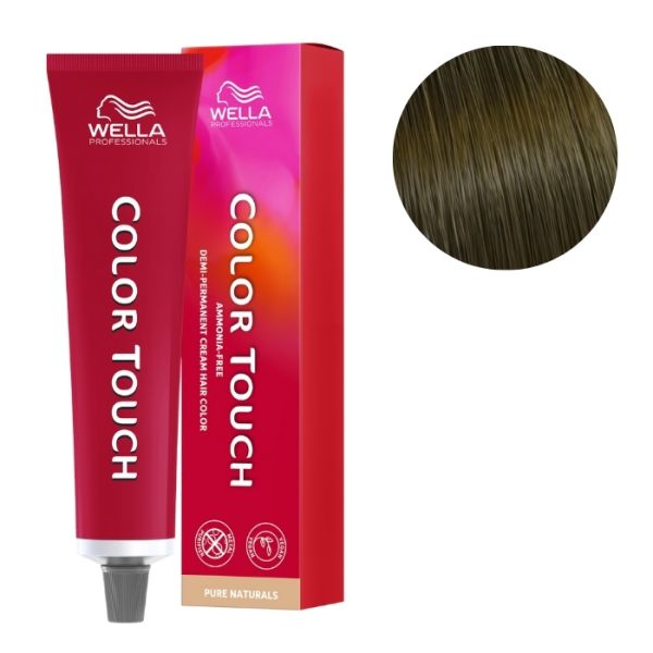 Coloração Color Touch Pure Naturals 5/0 Castanho Claro Natural Wella 60ml Coloração Color Touch Pure Naturals 5/0 Castanho Claro Natural Wella 60ml