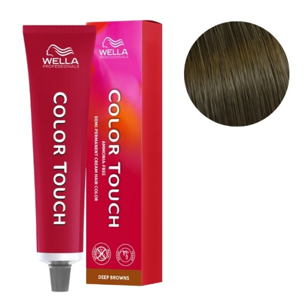 Coloration Color Touch Deep Browns Dark Blonde Ash Brown 6/71 Wella 60ml Coloration Color Touch Deep Browns Dark Blonde Ash Brown 6/71 Wella 60ml