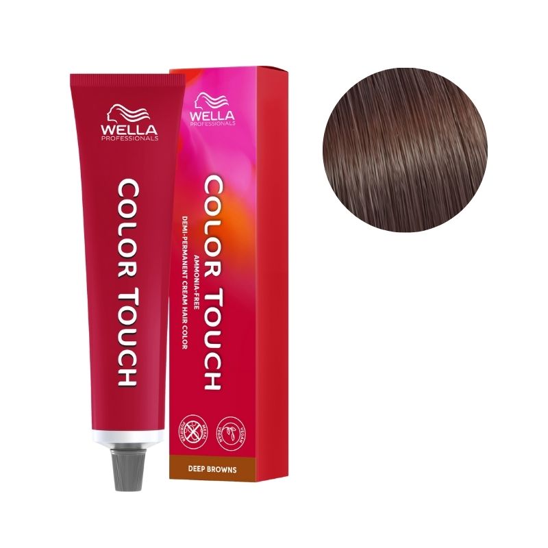 Coloration Color Touch Deep Browns Dark Blonde Brown Intense 6/77 Wella 60ml