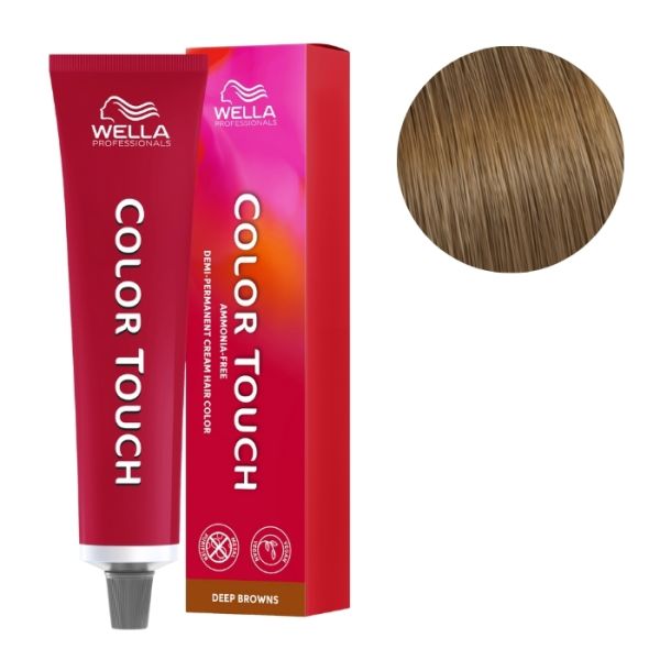 Coloration Color Touch Deep Browns 7/7 Blond Moyen Marron Wella 60ml Coloration Color Touch Deep Browns 7/7 Blond Moyen Marron Wella 60ml