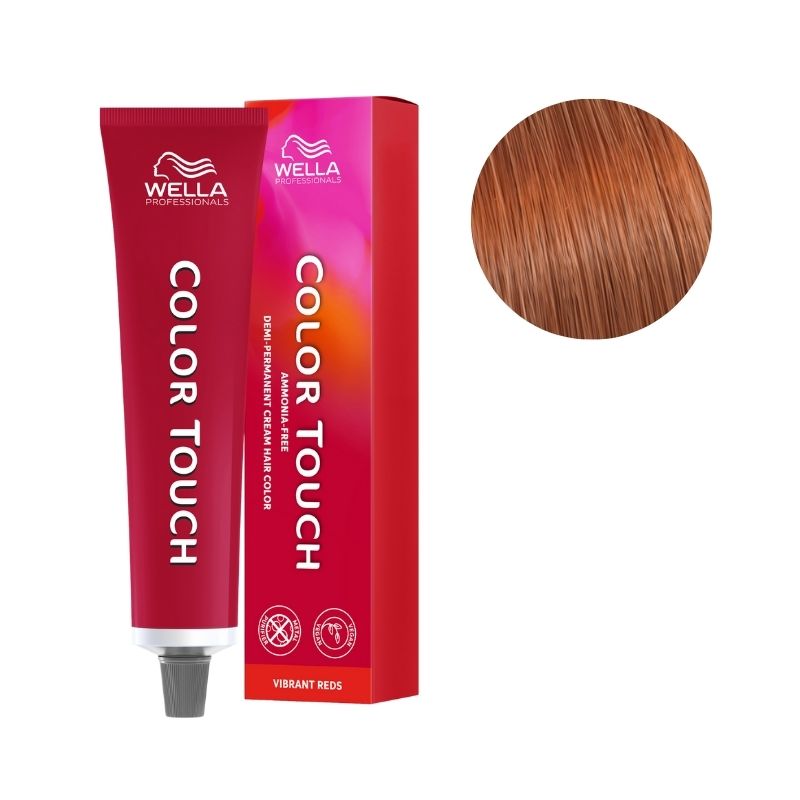 Färbung Color Touch Vibrant Reds Hellkupferblond Gold 8/43 Wella 60ml