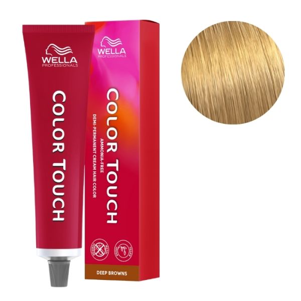 Kleuring Color Touch Diepe Bruine Blond Zeer Licht Goud 9/73 Wella 60ml Kleuring Color Touch Diepe Bruine Blond Zeer Licht Goud 9/73 Wella 60ml