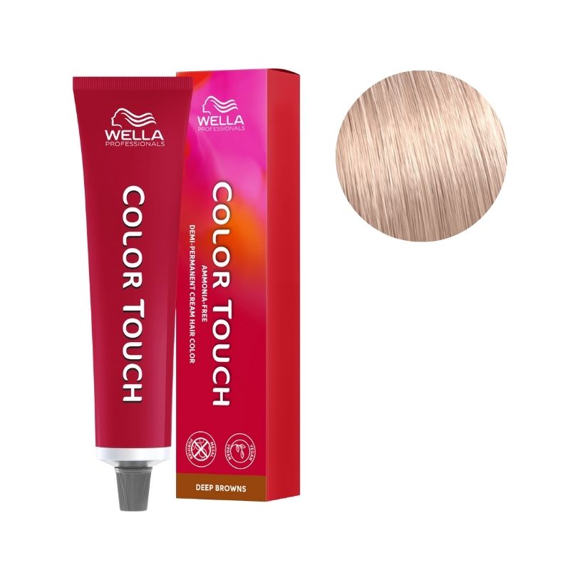 Coloration Color Touch Deep Browns Blond Very Light Mahogany Brown 9/75 Wella 60ml

Not sure if "Blond très clair marron acajou"