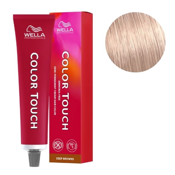 Coloración Color Touch Deep Browns Rubia Muy Clara Marrón Caoba 9/75 Wella 60ml