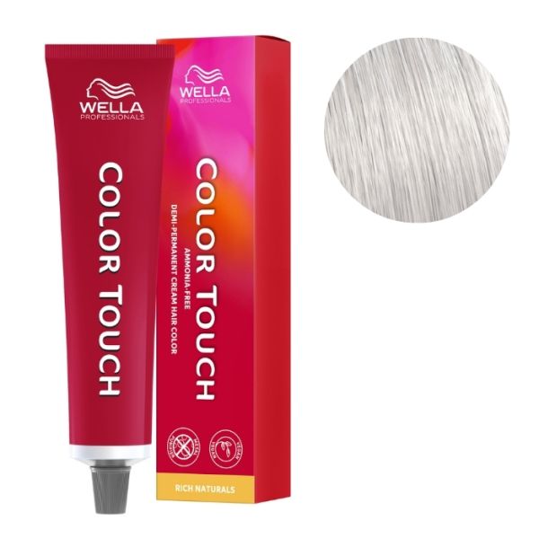 Kleuring Color Touch Rich Naturals Zeer Licht Parelmoer Violet Blond 9/86 Wella 60ml Kleuring Color Touch Rich Naturals Zeer Licht Parelmoer Violet Blond 9/86 Wella 60ml