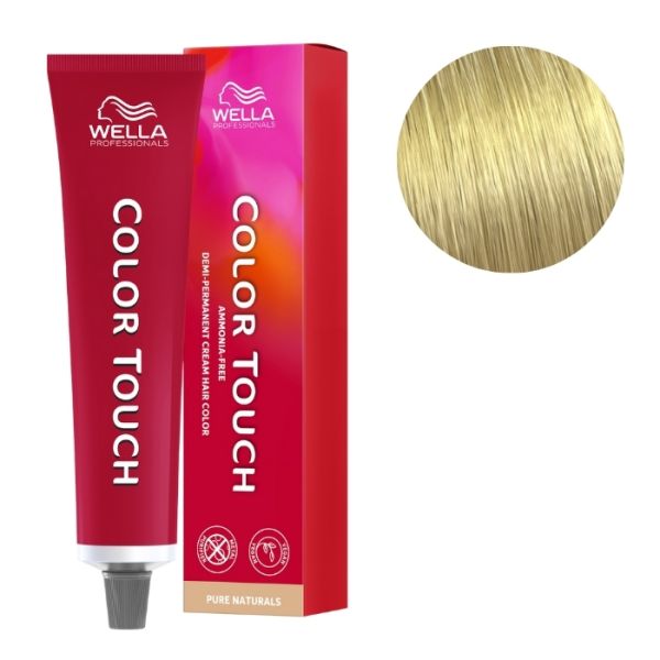 Kleuring Color Touch Pure Naturals Zeer Zeer Licht Natuurlijk Blond 10/0 Wella 60 ml Kleuring Color Touch Pure Naturals Zeer Zeer Licht Natuurlijk Blond 10/0 Wella 60 ml